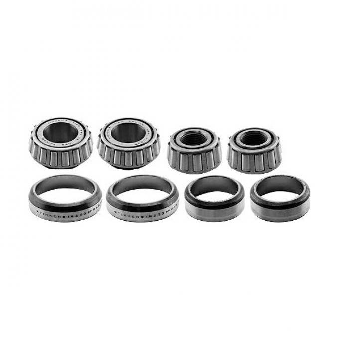 Model T Ford Complete Hub Roller Bearing & Cup Set - 8 Pieces - Timken Brand