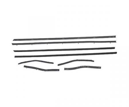 Ford Mustang Belt Weatherstrip Kit - 8 Pieces - Inner & Outer - Convertible - Door Windows & Rear Quarters