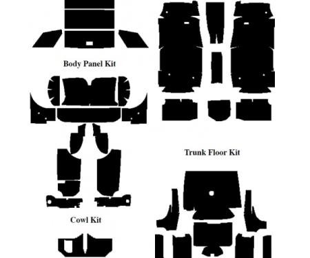 Insulation Kits, Master Kit, 6 Kits, For Coupe, 1961-63