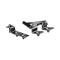 Hood To Grille Catch Bracket Set - 4 Pieces & Hardware - Ford Passenger