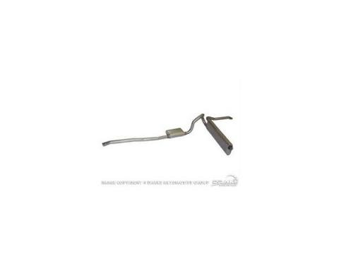 Ford Mustang Exhaust, Single Exhaust System 1.75”, 6 Cyl  1964-66