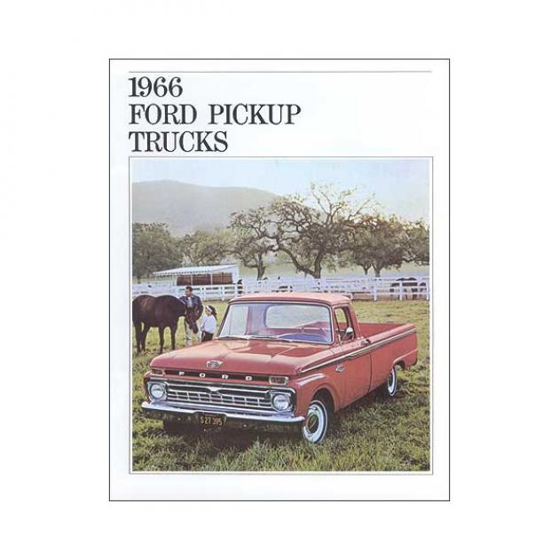 Ford Pickup Truck Sales Brochure - Foldout | Blue Oval Classics