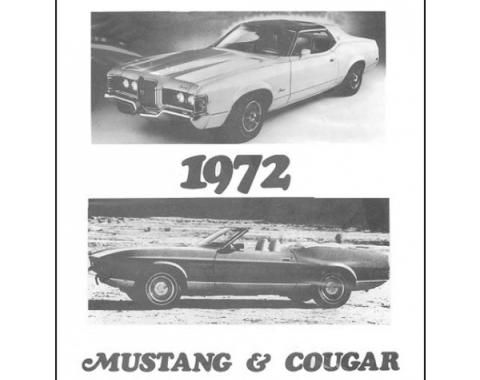 Mustang And Cougar Vacuum Schematic Manual - 3 Pages - 1 Illustration