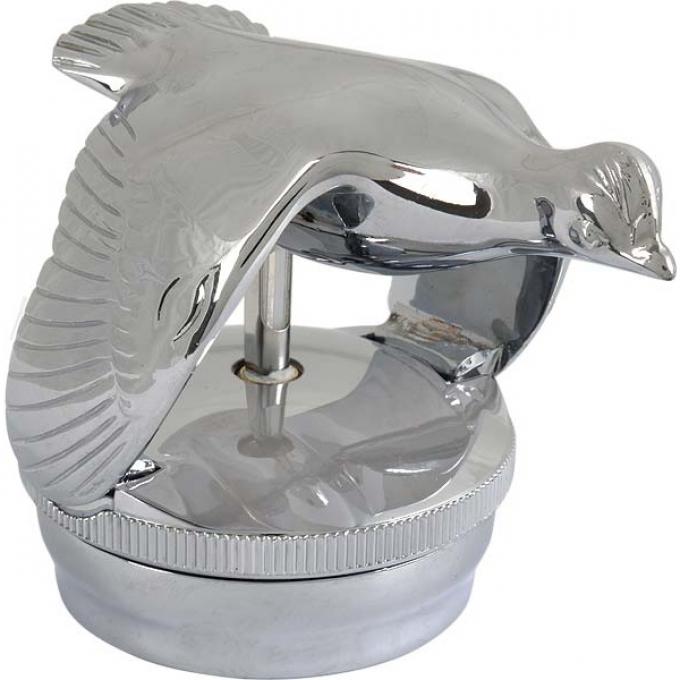 Model A Ford Flying Quail Radiator Cap 1928 29 Only Locking Die Cast Chrome With Thermometer Blue Oval Classics