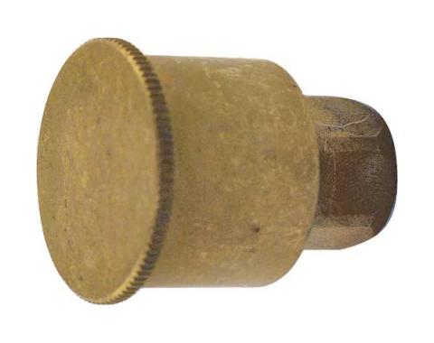 Model T Ford Fan Shaft Grease Cup - Brass - Female Inside Thread