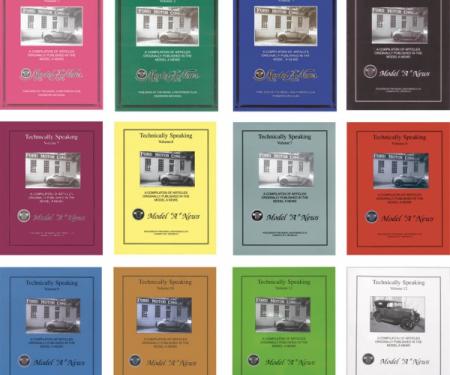 Technically Speaking 12 Volume Set, Contains Articles From 1965-2011 Model A News, Model A, 1928-1931