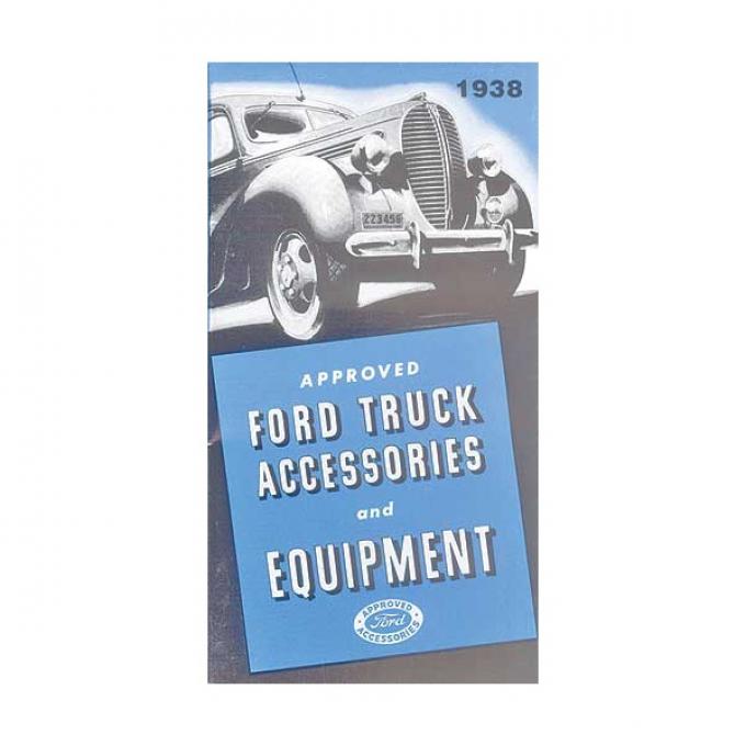 Ford Truck Accessory Brochure, Fold-Out Style, 1938