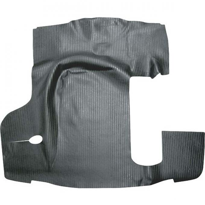Trunk Mat - Black Rubber - All Ford Except Coupe & Convertible