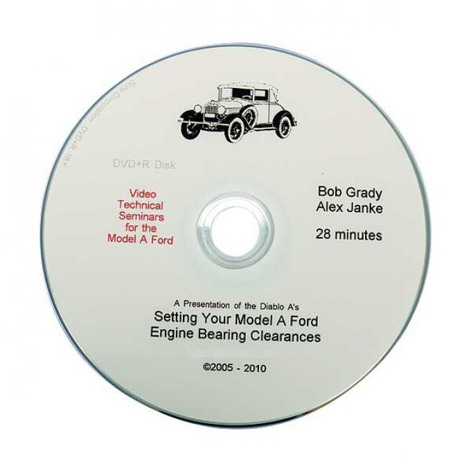 Model A Technical Help DVD - Setting Engine Bearing Clearances - 28 Minutes