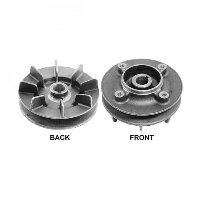 Generator Pulley - 4.38 OD - Single Pulley - V8 Except 60 HP - Ford