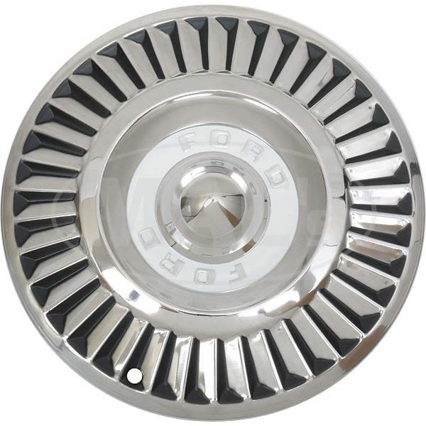 Wheel Cover 14 Diameter 38 Embossments Black Painted Detailing