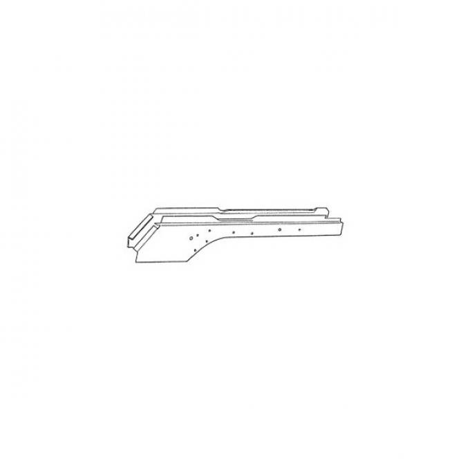 Ford Mustang Front Frame Rail - Left - Full Length Outer & Inner