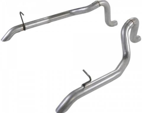 Mustang Flowmaster 2.5" Mandrel Bent Stainless Steel Tailpipes, 1987-1993