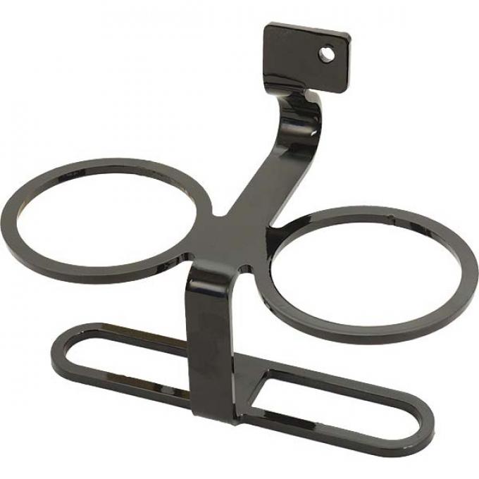 Model A Ford Cup Holders - Powder-coated Steel - Black