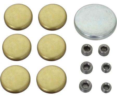 Ford Pickup Truck Soft Plug Set - Brass - 460 V8