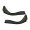 Ford Thunderbird Dash Pad End Plates, Black Vinyl Clad Metal, 1962-63