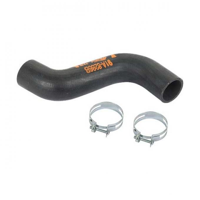 Lower Radiator Hose - Ford Script - Like Original - With Clamps - Ford Passenger