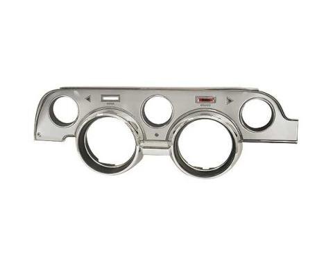 Ford Mustang Instrument Bezel - Brushed Aluminum Finish - Deluxe