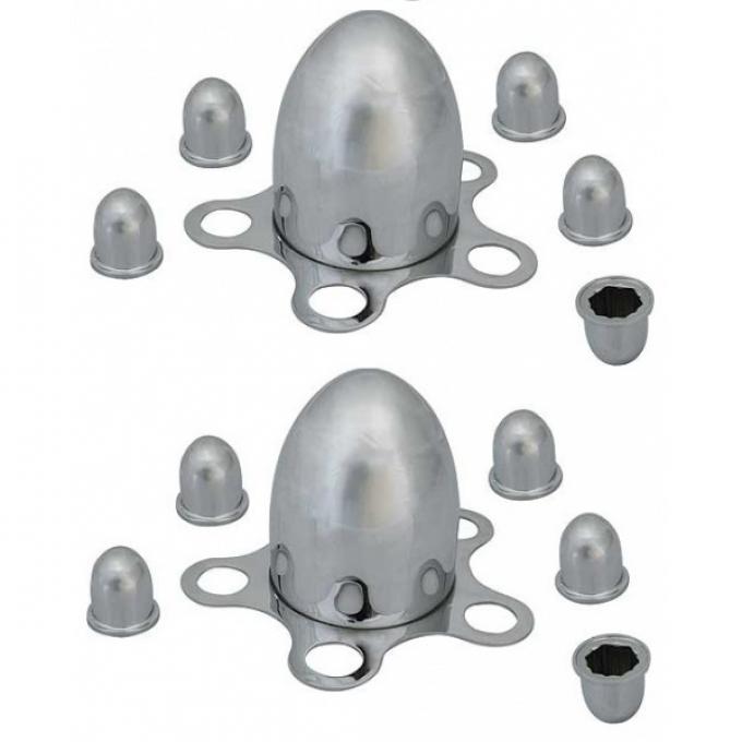 Spider Caps - Chrome Plated