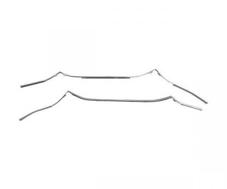 Ford Mustang Door Edge Guards - Stainless Steel