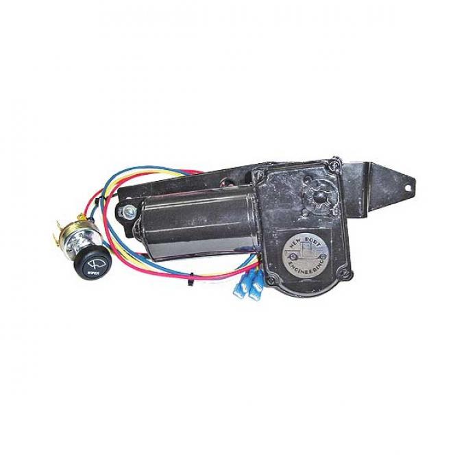 Ford Thunderbird Windshield Wiper Motor Kit, Includes Motor & Wiring & A New Switch, 1958-60