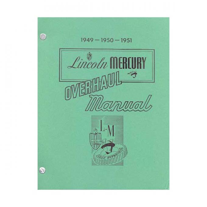 1949-51 Lincoln and Mercury Overhaul Set and Shop Manual - 860 Pages