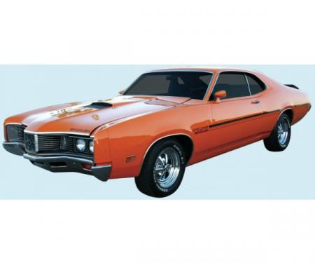 Mercury Cyclone Spoiler Stripe Kit, Montego, 1970