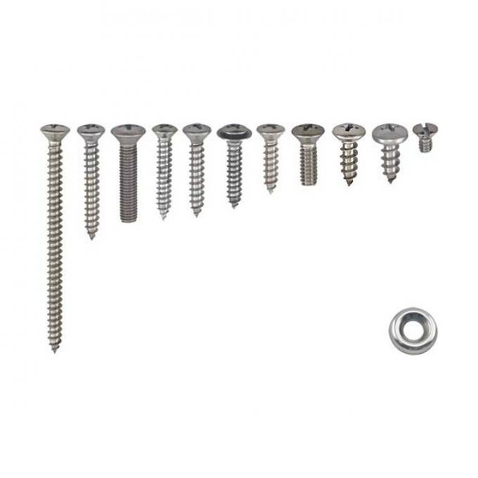 Interior Trim Screw Kit - Ford Victoria Hardtop