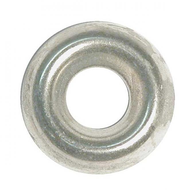 Nickel Plated Finishing Washer - Cup Type - #8