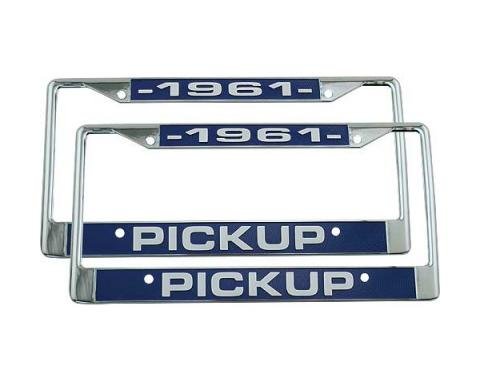 Ford Pickup Truck License Plate Frames - 1961 Pickup