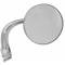 Peep Mirror - Universal - Chrome - Curved Arm - 3 Inch Mirror - Stainless Steel Head - Right Or Left - No Script