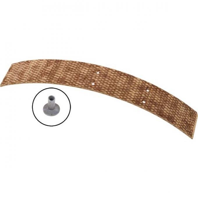 Brake Lining & Rivet Set - Woven - 8 Pieces & Rivets - Ford1/2 Ton Pickup Truck