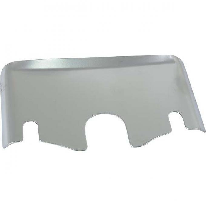 Model A Ford Heat Shield - Brushed Satin Chrome - Not Original Finish