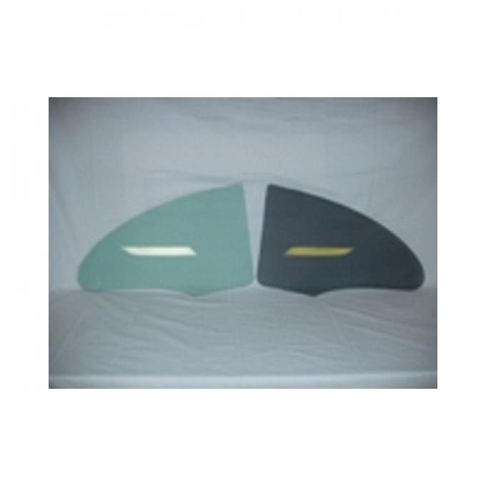 Quarter Window Glass, Left Or Right Side, 2 Door Wagon, Fairlane, Full Size Mercury, 1959