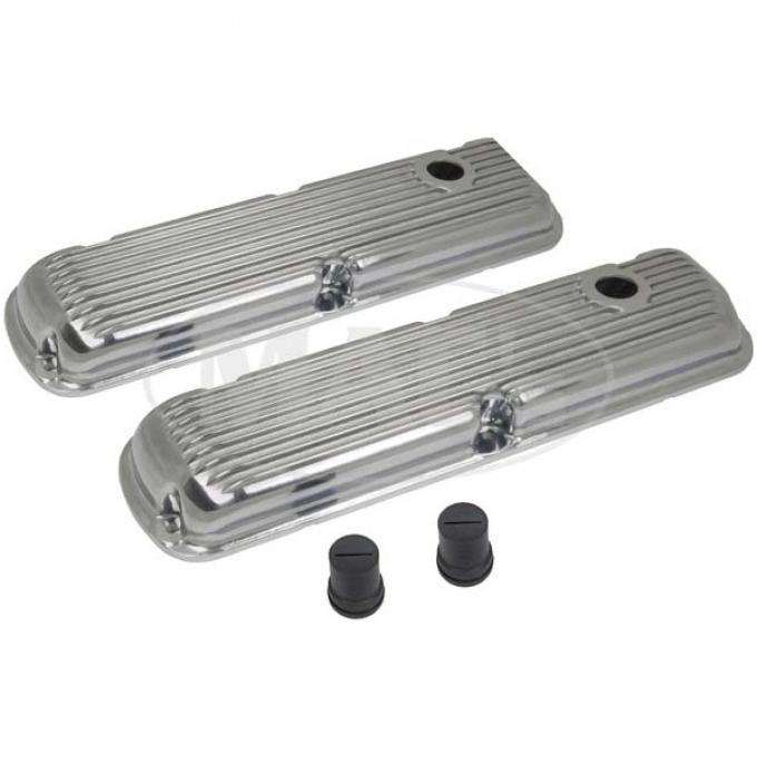 Cal Custom Valve Covers - Pressure Die-Cast - Finned Aluminum