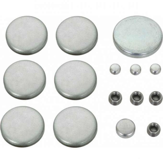 Soft Plug Set - Steel - 289, 302 & 351W V8 - Ford Only