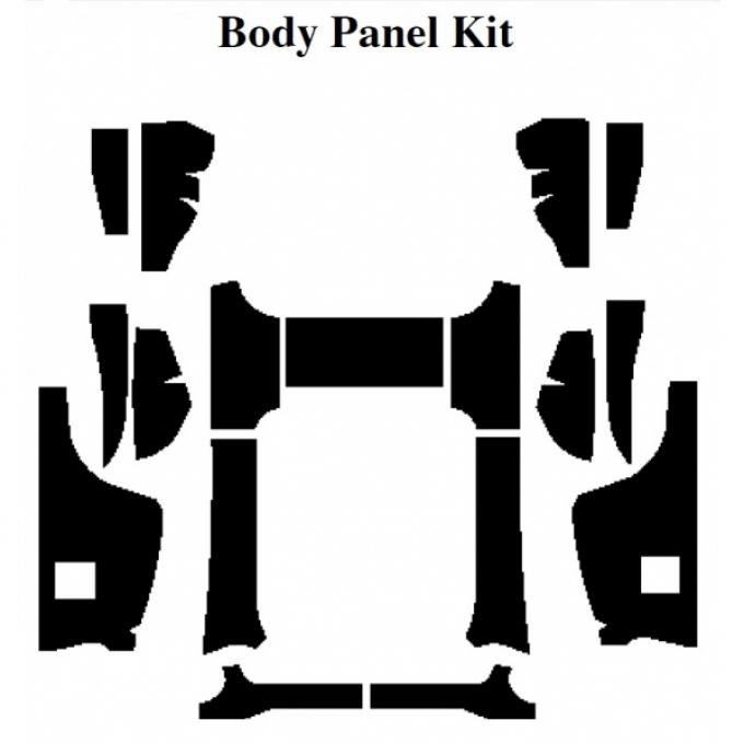 Insulation Kit, Body Panel Kit, 1955-56