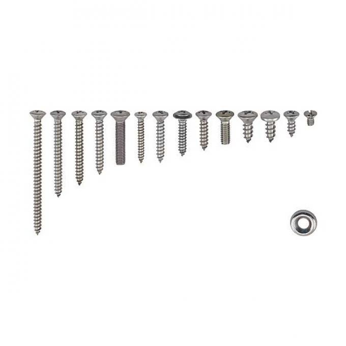 Interior Trim Screw Kit - Ford Crown Victoria Glasstop