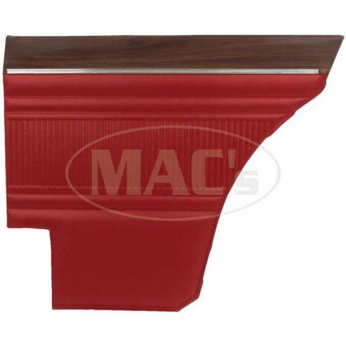 Fairlane 500, Rear Side Panels, Hardtop, 1966