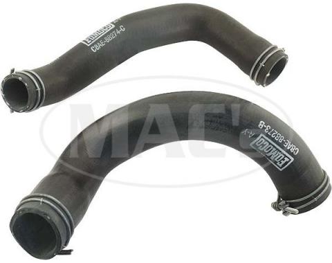 Script Radiator Hose Set - Includes Wire-Type Clamps Stapled To Each End As Original - 390, 427 and 428 V8