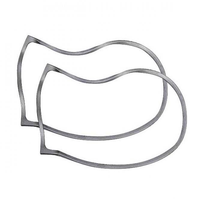 Windshield Seals - Rubber - Bonded - Ford Convertible, FordConvertible Sedan, Ford Station Wagon & Ford Cabriolet - Two Pieces