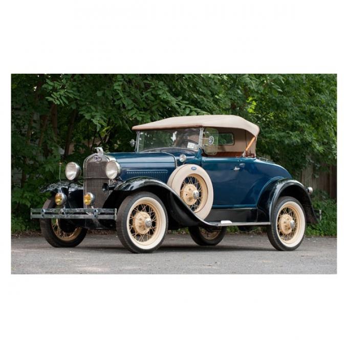 Model A Ford Window Glass Set - Deluxe Roadster (40B-Del) &Deluxe Phaeton (180A) - Concours Quality