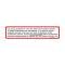 Ford Thunderbird Glove Box Door Decal, Tonneau Cover Warning, Sports Roadster, 1962-64