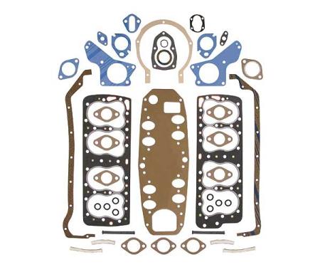 Engine Overhaul Gasket Set - Ford Flathead 239 V8 - MercuryFlathead 255 V8