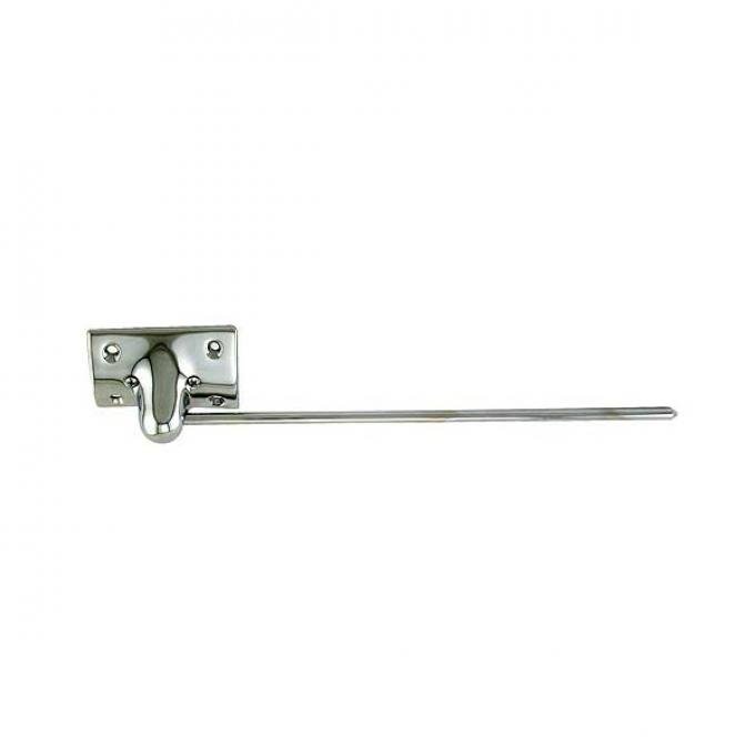 Sun Visor Arm And Bracket - Left - Chrome - Ford Skyliner Retractable Hardtop