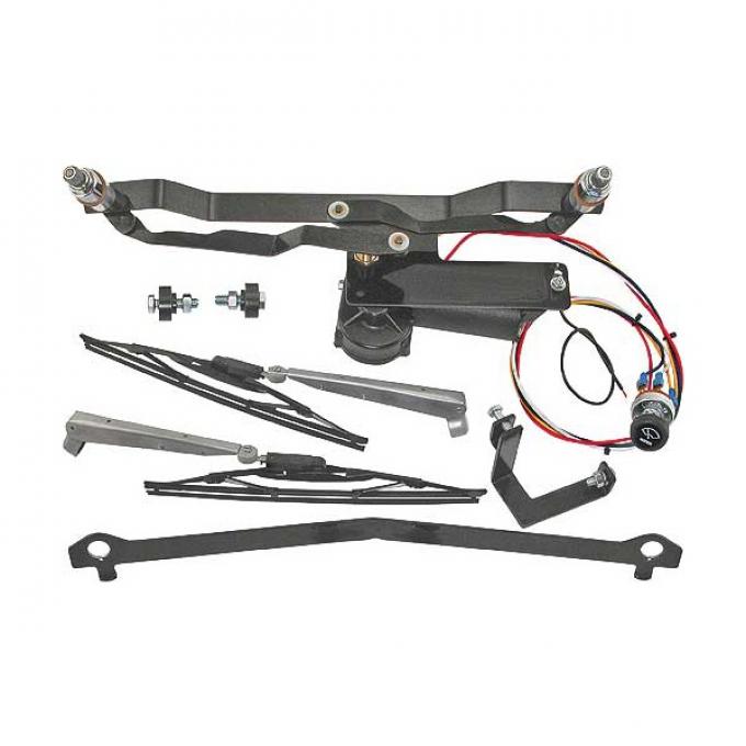Electric Wiper Motor Conversion Kit 12 Volt Ford PickupTruck Blue