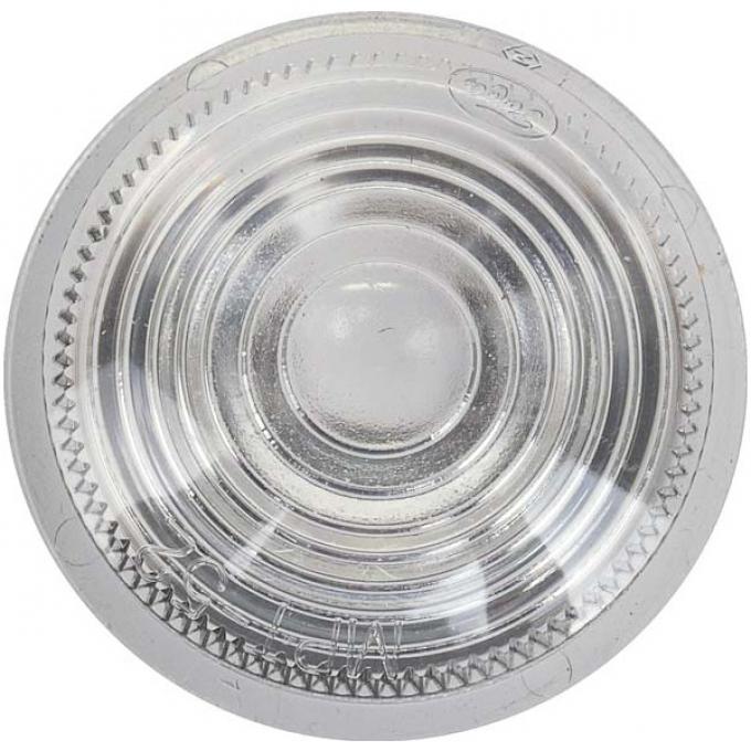 Parking Light Lens - Clear Plastic - With FoMoCo Logo - Mercury Only