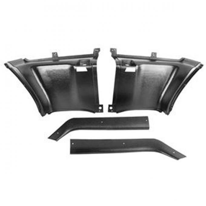 Qtr Panel Trims / Fastback / 4 Pcs / Fold Seat Only