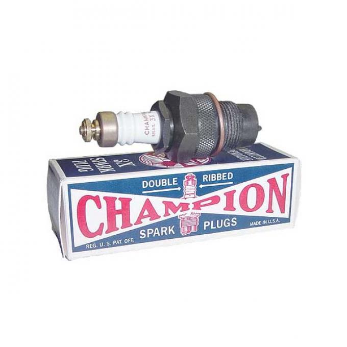 Model A Ford Spark Plug - Original 3X Type - Champion Brand- 7/8 X 18 Thread Size