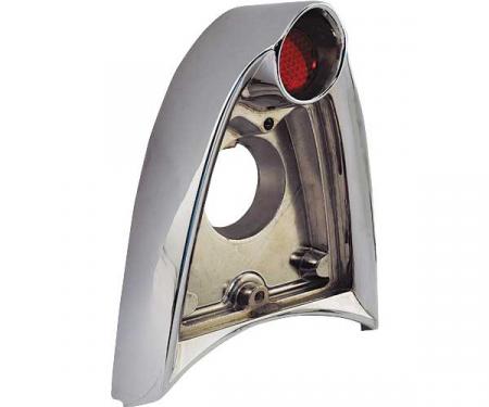 Ford Thunderbird Back-Up Light Housing, Chrome, 1956